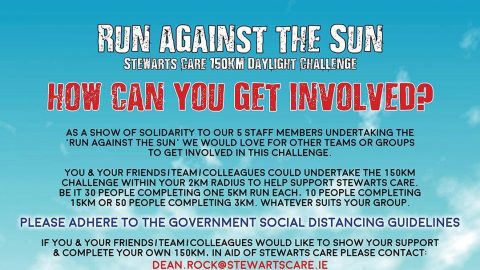 Run against the Sun – Stewarts Care 150km Daylight Challenge